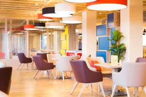 Χώρος καθιστικού στο JUFA Hotel Annaberg