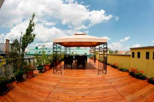Balkón nebo terasa v ubytování Hotel Apartment Rothensteiner