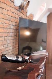 TV tai viihdekeskus majoituspaikassa Wine Studio Central Residence