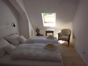 Postel nebo postele na pokoji v ubytování Villa Breitenberg