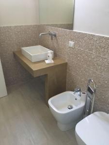 Koupelna v ubytování B&B Aliga