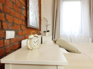 Łóżko lub łóżka w pokoju w obiekcie Sea Apartment 150m do morza