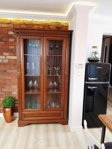 Kuchnia lub aneks kuchenny w obiekcie Sea Apartment 150m do morza