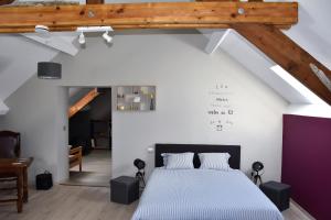 Katil atau katil-katil dalam bilik di La Haie Bolaine
