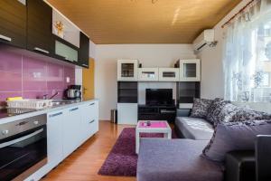 Η κουζίνα ή μικρή κουζίνα στο Apartment Monica