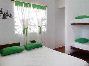 Cabanas Recreaciones客房内的一张或多张床位