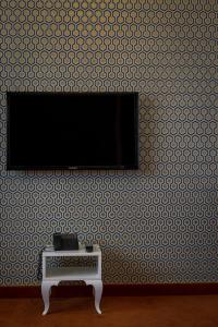 TV a/nebo společenská místnost v ubytování Apart Hotel Vlad Tepes