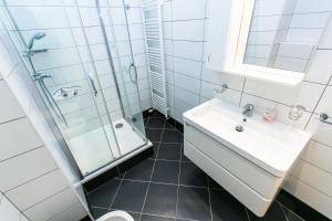 A bathroom at Letná Apartments