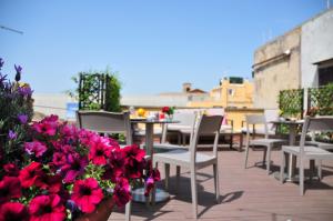 Balkón alebo terasa v ubytovaní Piccola Navona Roof Garden