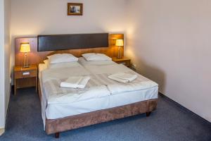 Postel nebo postele na pokoji v ubytování Maximus Spa