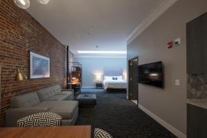 TV a/nebo společenská místnost v ubytování Hotel Trundle
