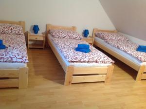 A bed or beds in a room at Privat Monika