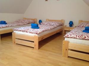 A bed or beds in a room at Privat Monika
