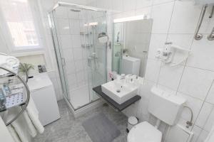 Koupelna v ubytování Deluxe suite Navis