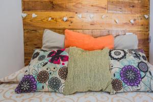 Ein Bett oder Betten in einem Zimmer der Unterkunft Eslanzarote Pico Colorado Loft in Soo, Super Wifi, Sat tv