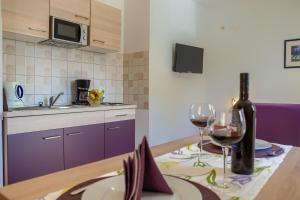 Η κουζίνα ή μικρή κουζίνα στο Apartment Monica