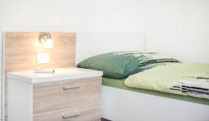 Postel nebo postele na pokoji v ubytování Kuca Buzov - Holiday House in Croatia