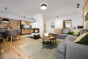 Kuchyňa alebo kuchynka v ubytovaní Valentin Design Apartments