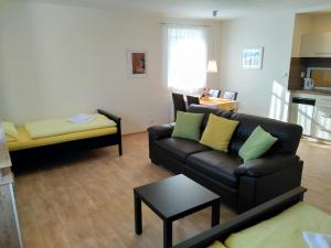 Posezení v ubytování APARTMÁNY NA VÝSLUNÍ