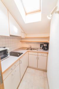 Kuchyň nebo kuchyňský kout v ubytování Pension Apartments Pardell