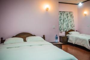 Postel nebo postele na pokoji v ubytování Mount Mary Inn