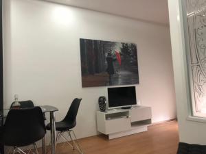 TV a/nebo společenská místnost v ubytování Apartman Jezdić
