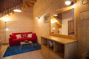 Posezení v ubytování Albergo Diffuso Dolomiti