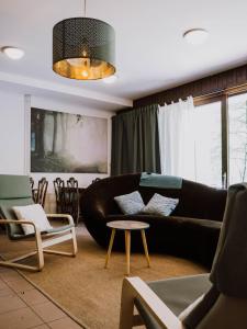 Posezení v ubytování TUBA Apartments