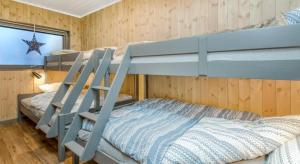 Dviaukštė lova arba lovos apgyvendinimo įstaigoje Luksushytte i Kokelv