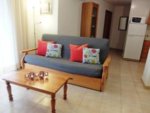 Posezení v ubytování LOS IRIS PLAYA DE GANDIA- Apartamento Familiar