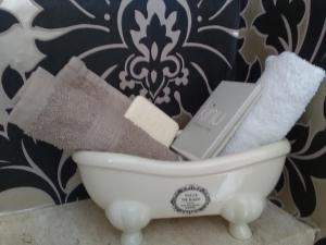 A bathroom at St Hilda Guest House 