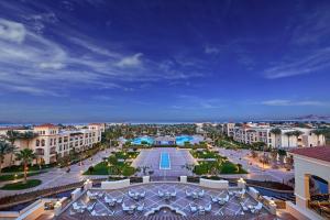 an aerial view of a plaza in a resort at JAZ Mirabel Resort in Sharm El Sheikh