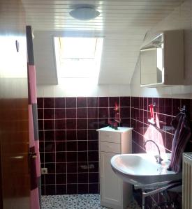 
Ein Badezimmer in der Unterkunft Bed & Breakfast Sara's Rosenhof
