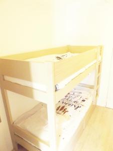 a wooden bunk bed in a room at Résidence Golfs de Valescure 9 in Saint-Raphaël +69 photos