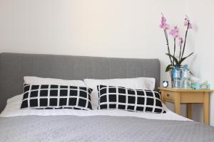 Posteľ alebo postele v izbe v ubytovaní Apartament Targ Rybny LUXON Gdansk