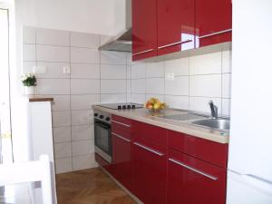 Kuchyň nebo kuchyňský kout v ubytování Apartment Vito