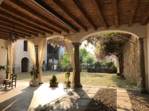 Zahrada ubytování B&B Corte Seguini