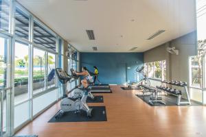 Fitness centrum a/nebo fitness zařízení v ubytování Sea View Cha Am