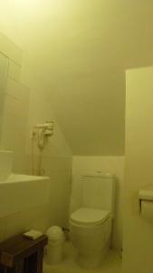 a bathroom with a toilet and a sink at ribeira dos marinheiros azul in Sintra +41 photos