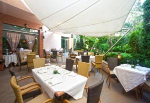 A garden outside Eurostars Sofia City