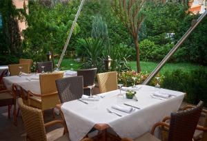 A garden outside Eurostars Sofia City