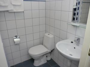Koupelna v ubytování Hommiku Guesthouse