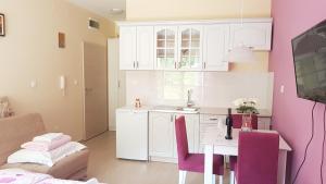 Kuchyň nebo kuchyňský kout v ubytování Lux Apartment Vidovic