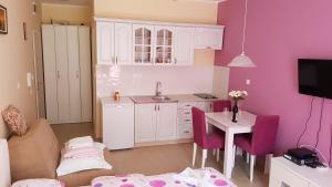 Kuchyň nebo kuchyňský kout v ubytování Lux Apartment Vidovic