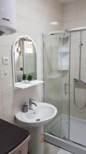Koupelna v ubytování Lux Apartment Vidovic