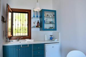 Kuchyň nebo kuchyňský kout v ubytování Marvelous Sea View Eco Studio
