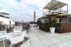 Balkón nebo terasa v ubytování Antico Hotel Vicenza