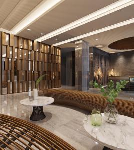 Posezení v ubytování Adora Hotel