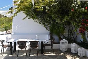 Zahrada ubytování Paros Butterfly Villas