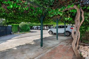 Vonkajšia záhrada v ubytovaní Mini Motel at Los NaranjosGC
